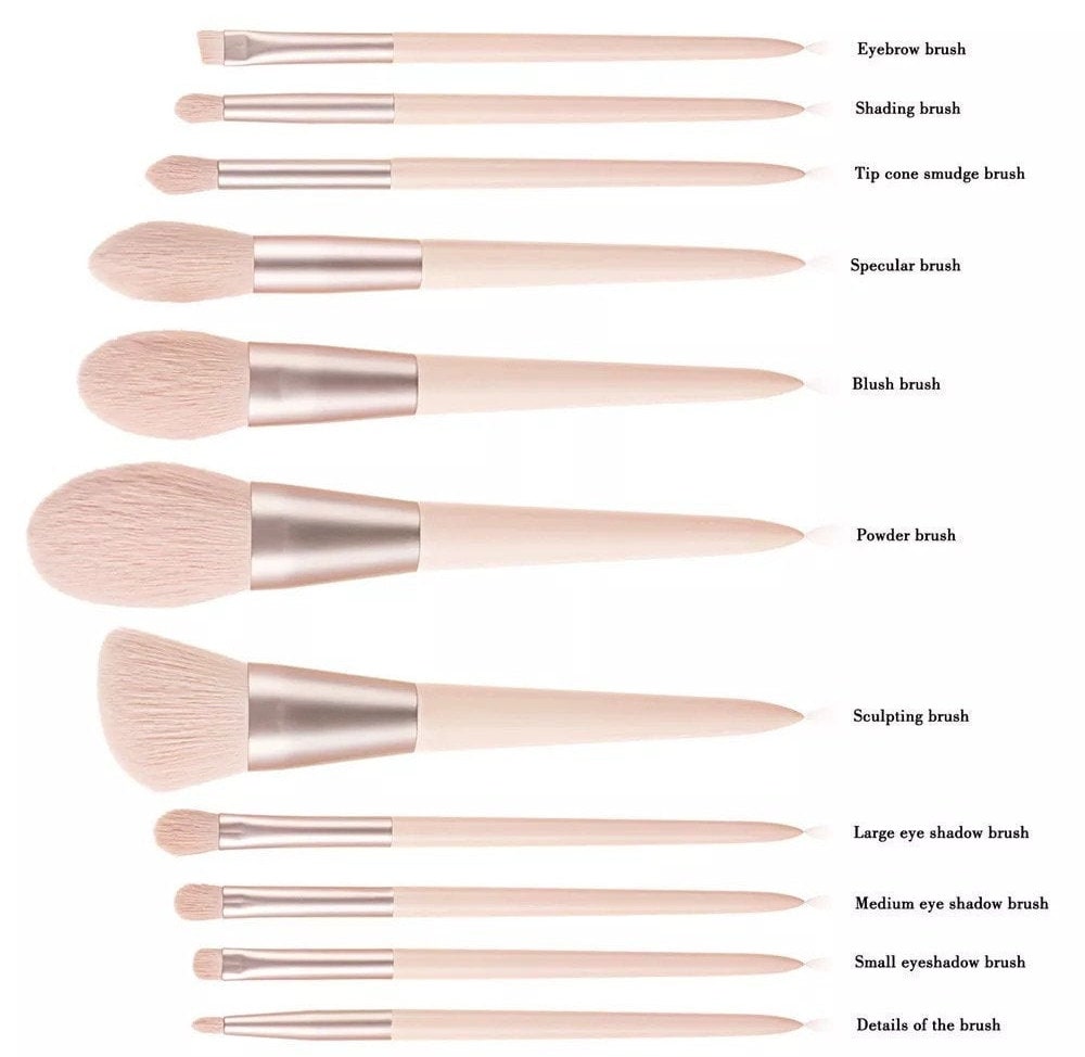Radiance By Lu 11 Piece Makeup Brush Set Radiance By Lu 11 Piece Makeup Brush Set