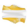Men S Mustard Yellow Watercolor Canvas Sneakers