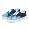 Men S Dark Blue Watercolor Sneakers