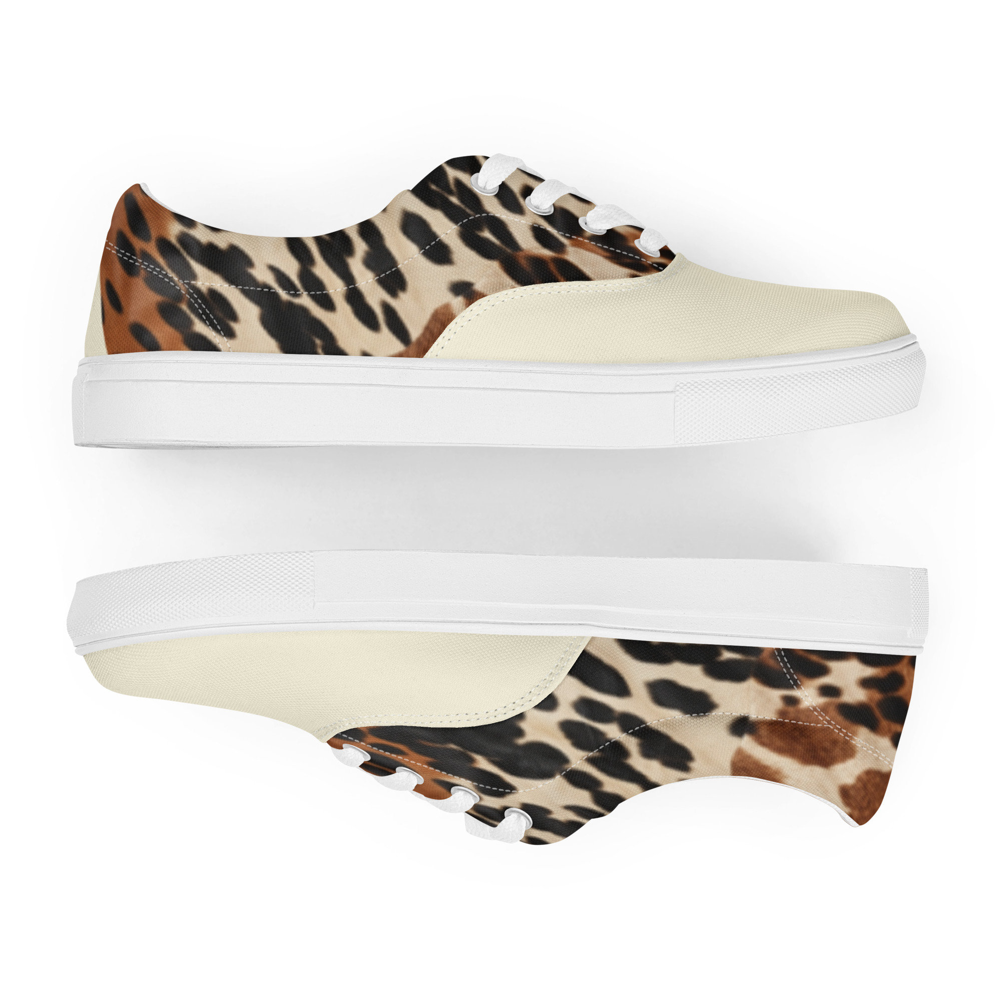 Men S Cowhide Print Sneakers Men S Cowhide Print Sneakers
