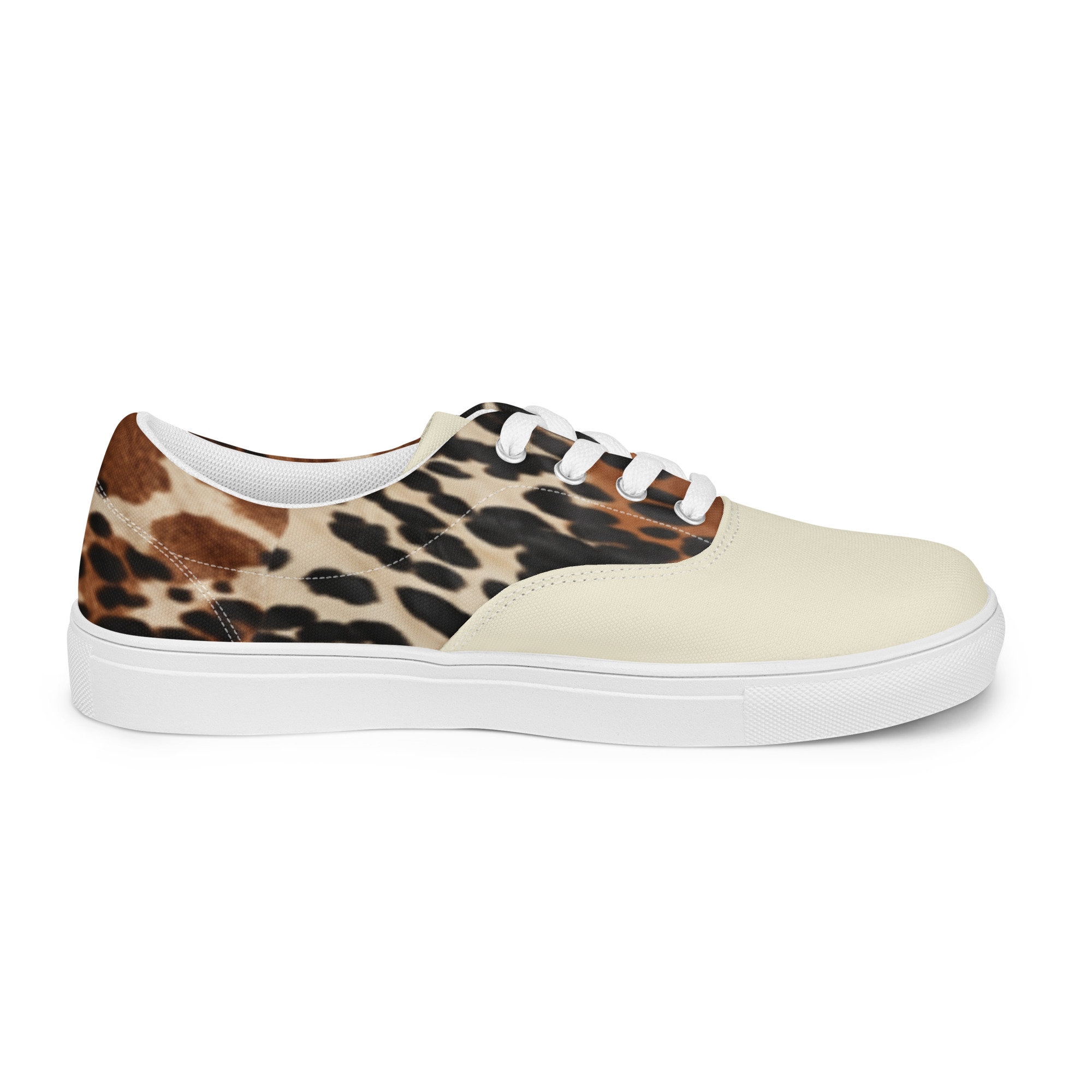 Men S Cowhide Print Sneakers Men S Cowhide Print Sneakers
