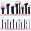 Vegan Makeup Brush Set With Cleaning Mat